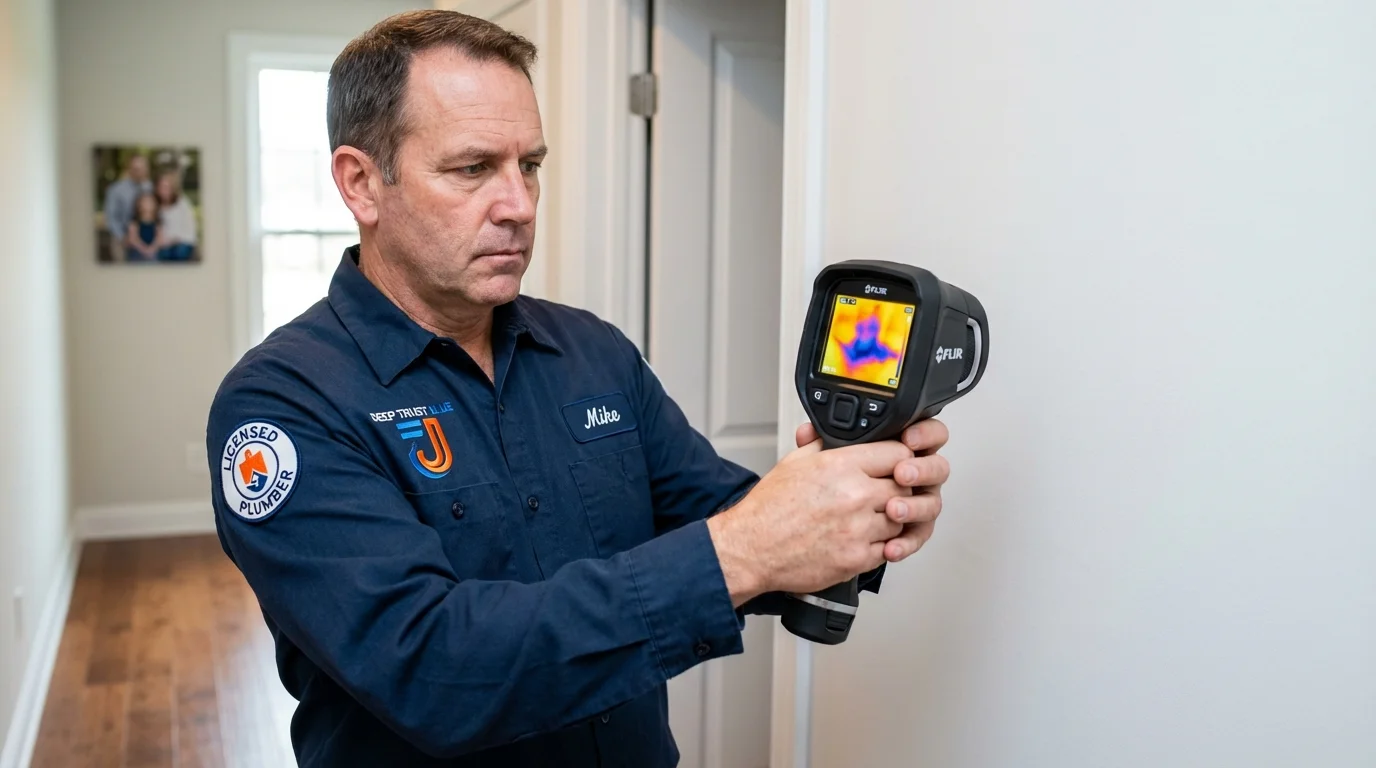 Thermal imaging leak detection by Johns Plumbing LLC in Seguin